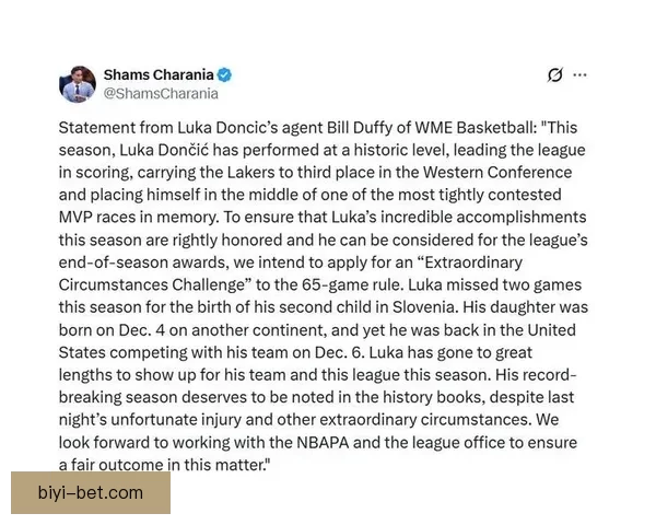 东契奇因腿筋二级拉伤将缺席常规赛 仍可申诉争取奖项资格